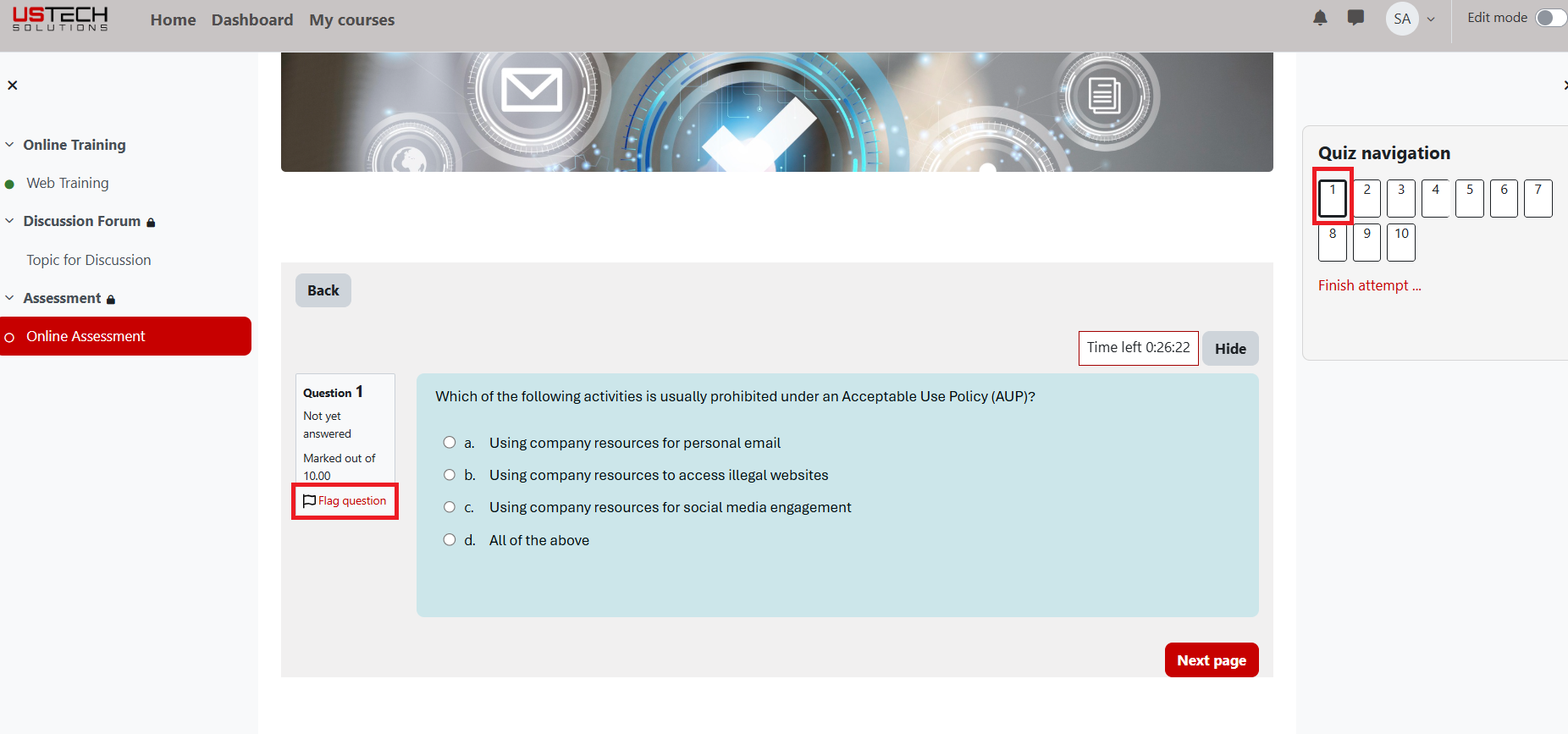 Login Page